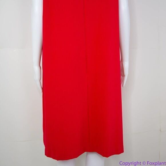 NEW Julia Jordan red sleeveless shift dress with mental cut-out detail, 16 - Picture 9 of 16